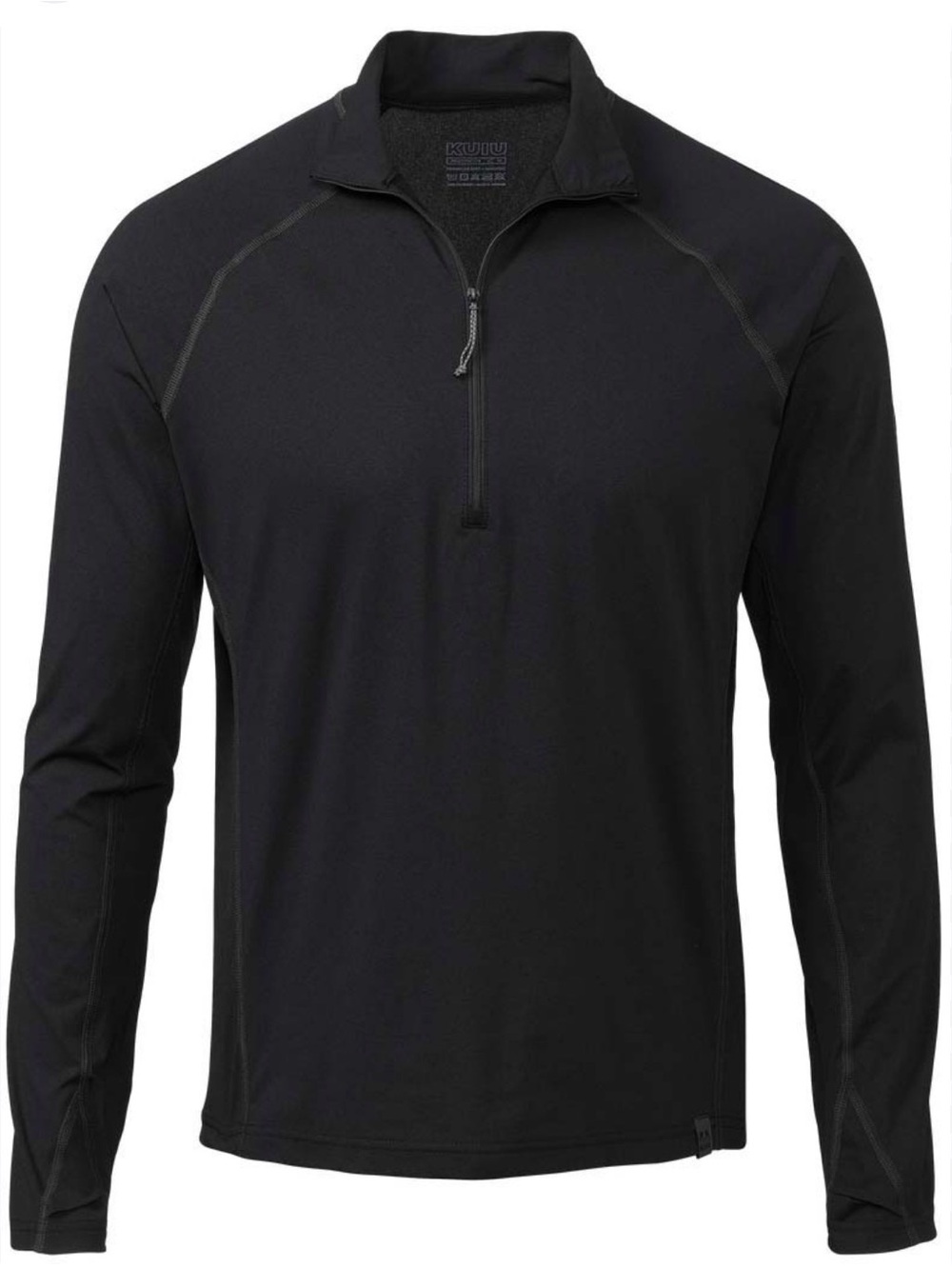 NWOT KUIU Peloton 118 Hunting Black Quarter-Zip Performance Pullover